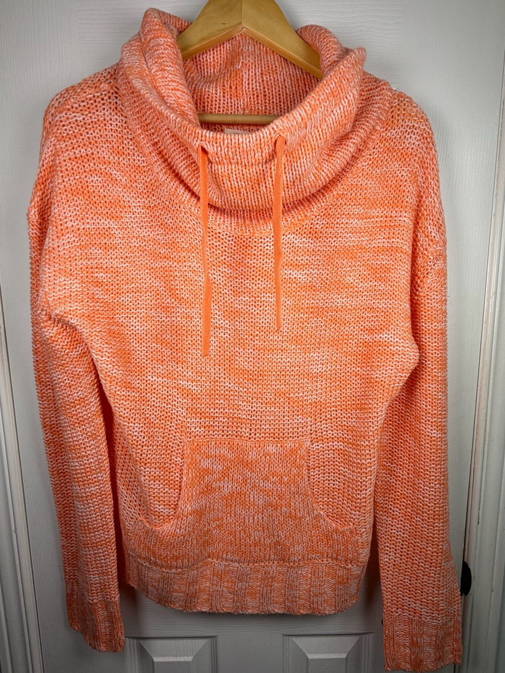 Ardene Coral Heather Cowl Neck Pullover Sweater XL NWOT Cozy Casual Cottagecore